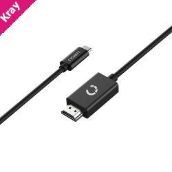 Cygnett Unite USB-C to HDMI Cable (1.8M) - Black (CY3305HDMIC),Support 4K/60hz,Extend from Laptop/Tablet/Phone to HDMI TV/Projector, 2 Years Warranty