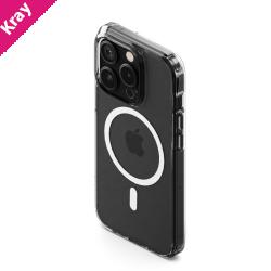 Cygnett AeroMag Apple iPhone 16 Pro Max (6.9') Clear Case  (CY5003CPAEG),TPU Frame,Hard-Shell Back,Magsafe Compatible,4FT DropProof,2 Years Warranty