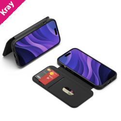 Cygnett MagWallet Apple iPhone 16 Plus (6.7') Case-Black(CY5021MAGWT),360° Protection,Multi-Angle,3x Card Slots,MagSafe,4FT DropProof,2 Years Warranty