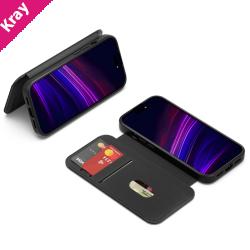 Cygnett MagWallet Apple iPhone 16 Pro (6.3') Case -Black(CY5022MAGWT),360° Protection,Multi-Angle,3x Card Slots,4FT DropProof,2 Years Warranty