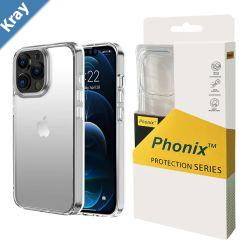 Phonix Apple iPhone 13 Clear Rock Hard Case  Ultrathin lightweight Nonslip Shockproof strong and durable materials