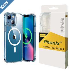 Phonix Apple iPhone 13 Clear Rock Hard Case with MagSafe