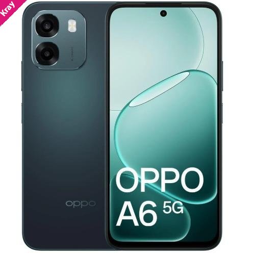 OPPO A6 5G 256GB - Sapphire Black (CPH2831AU Black)*AU STOCK*, 6.75', HD+, 120Hz, 6GB/256GB, 50MP/8MP, Dual SIM, 6550mAh, 2 Years Warranty