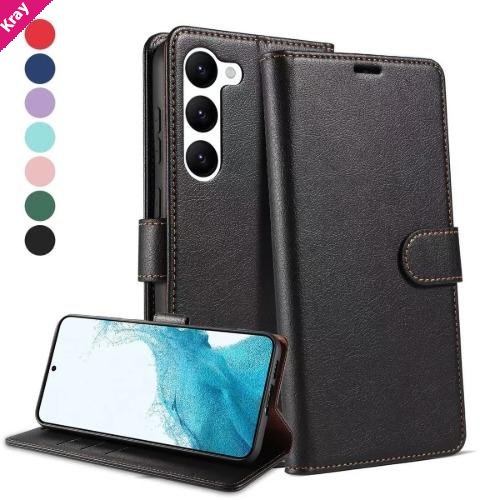 USP Samsung Galaxy A37 5G (6.7') Wallet Case Black- All Around Protection,PU leather, Scratch Proection,Card Slots + Photo ID Slot,5 Years Warranty
