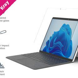 EOL Cygnett OpticShield Microsoft Surface Pro 8 Tempered Glass Screen Protector - (CY4053CPTGL), Superior Impact Absorption, Scratch Protection