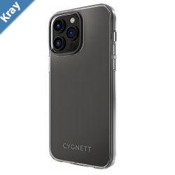 Cygnett EcoShield Apple iPhone 14 Pro Max Clear Case  CY4203CPAEG Scratch Resistant Shock Absorbent TPU Frame UV Resistant HardShell Back