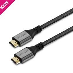 Cygnett Unite 8K HDMI TO HDMI Cable (1.5M) - Black(CY4532CYHDC) Braided,Supports 8k(60hz) & 4k(120hz),48Gbps Bandwidth, 2 Years Warranty
