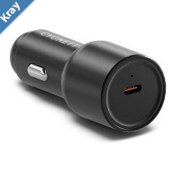 Cygnett CarPower 65W USBC PD Premium Laptop Car Charger  Black CY4708CYCCH Premium Aluminium Alloy Finish LED Charge Indicator 2 Years