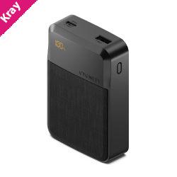 Cygnett ChargeUp Reserve 3rd Gen 10K mAh Power Bank-Black(CY4764PBCHE),Triple Port(Dual USB-C 20W/18W + 1xUSB-A 18W),40cm USB-C Cable,2 Years Warranty