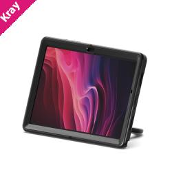 Cygnett GripStand Samsung Galaxy Tab A9+ (11') Case - Black(CY5200CPGRP), Built-in Screen Protector, 360° Rotating Stand, 2 Years Warranty