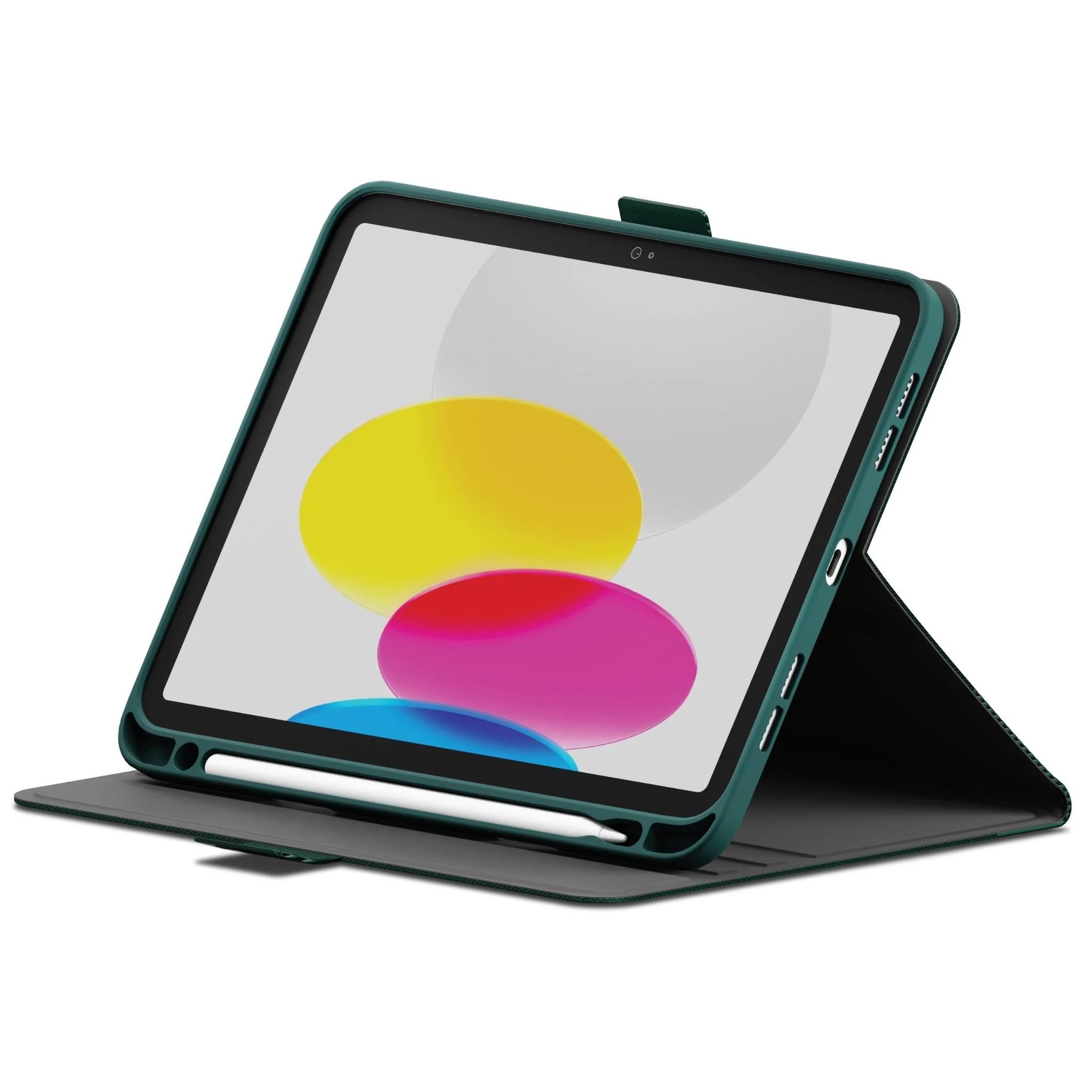 Cygnett TekView Apple iPad 10.9 11th Gen A16 iPad 10th Gen CaseDark EmeraldCY5431TEKVIPencil HolderMultiple Viewing Angles2 Years Warranty