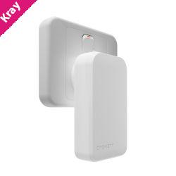 Cygnett ChargePlus 30W Dual Port GaN Slim Wall Charger - White (CY5486PDWCH), 2x USB-C, Portable & Lightweight, Charge Two Device At Once, 2 Years
