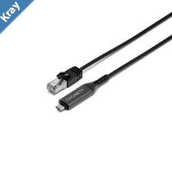 Cygnett Unite USBC USB 3.2 To Ethernet Cable Gigabit CAT 6 1m  BlackCY5505PCCCE Works with MacBookWindows PCLaptops 2 Years Warranty