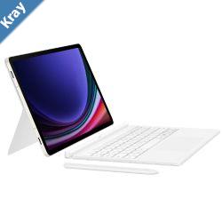 Samsung Galaxy Tab S10 FE  Tab S9  S9 FE Book Cover Keyboard White  MagneticEFDX725UWEGWW Effortless Comes In 150 AI Key 6 Months  Warranty