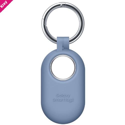 Samsung Galaxy SmartTag 2 Silicon Case - Blue (EF-PT560CLEGWW),*AU STOCK*,Soft-Touch Protection, Built-in Carabiner Ring, 1 Years Warranty