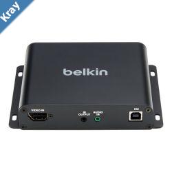 Belkin Cybersecurity and Secure KVM Extender Transmitter Copper CAT6  Universal Video UHD 4K60Hz 420 up to 100m TAA compliance 3Year Warranty