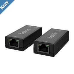 Belkin Cybersecurity and Secure KVM Extender Copper CAT6 USB Transmitter and Receiver VELCRO Tape TAA compliance 3Year Warranty