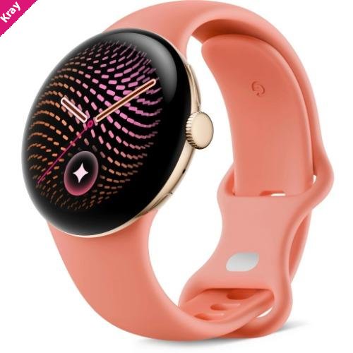 Google Pixel Watch 5 LTE (41mm) - Champagne Gold with Canyon Active Band (2nd Gen)(GA10901-US) *AU STOCK*, AMOLED, 3GB/64GB, 332mAh, 2 Years Warranty