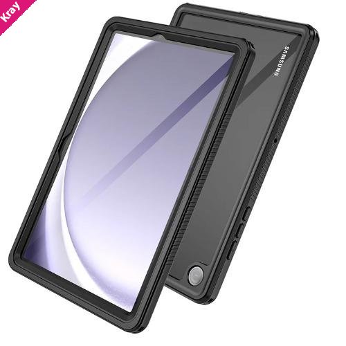 USP Samsung Galaxy Tab A11+ / A9+ (11') WaterProof Case Clear - IP68, Reliable & Durable, 360° Rotation, DustProof, SnowProof, 3 Years Warranty