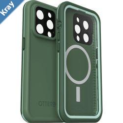 OtterBox FRE Magsafe Apple iPhone 14 Pro Case Green  7790173 DROP 5X Military Standard 2M WaterProof BuiltIn Screen Protector360 Protection