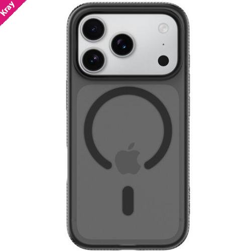 Belkin SheerForce Grip Apple iPhone 17 Pro Case With MagSafe -Grey/Black (MSA035fqBK), Lightweight, Anti-Slip, 6.6ft Drop Protection, 2 Years Warranty