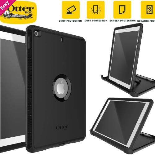 OtterBox Defender Apple iPad (10.2') (9th/8th/7th Gen) Case Black -No Retail Packaging- (77-62035), DROP+ 2X Military Standard, 7 Years Warranty