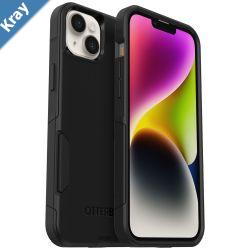 OtterBox Commuter Apple iPhone 14 Plus Case Black  7788401 Antimicrobial DROP 3X Military Standard DualLayer Raised Edges Port Covers