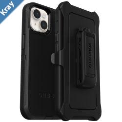 OtterBox Defender Apple iPhone 14 Plus Case Black  7788362 DROP 4X Military Standard MultiLayer Included Holster Raised Edges Rugged