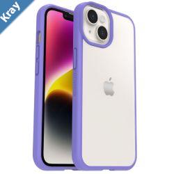 OtterBox React Apple iPhone 14 Plus Case Purplexing Purple  7788878 Antimicrobial DROP Military Standard Raised Edges Hard Case Soft Grip