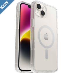 OtterBox Symmetry Clear MagSafe Apple iPhone 14 Plus Case Clear  7789170 Antimicrobial DROP 3X Military Standard Raised Edges UltraSleek