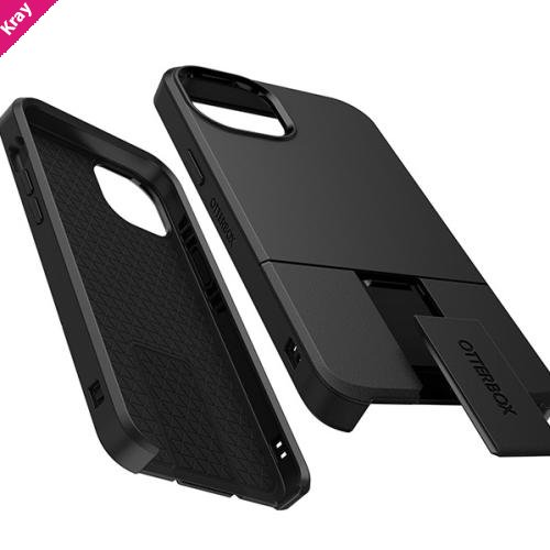 OtterBox uniVERSE Apple iPhone 17e /  iPhone 16e / iPhone 15 / iPhone 14 / iPhone 13 (6.1') Case Black - (77-91384), Raised Edges, 7 Years Warranty