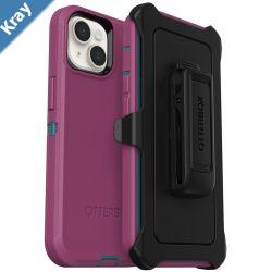 OtterBox Defender Apple iPhone 14  iPhone 13 Case Canyon Sun Pink  7789632DROP 4X Military StandardMultiLayerIncluded HolsterRaised E