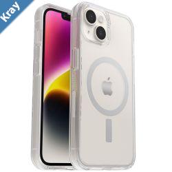 OtterBox Symmetry Clear MagSafe Apple iPhone 14  iPhone 13 Case Clear  7789208AntimicrobialDROP 3X Military StandardRaised EdgesUltraSleek