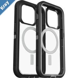 OtterBox Defender XT Clear MagSafe Apple iPhone 14 Pro Case Black Crystal  7790065 DROP 5X Military Standard MultiLayer Raised Edges Rugged