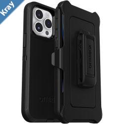 OtterBox Defender Apple iPhone 14 Pro Max Case Black  7788390 DROP 4X Military Standard MultiLayer Included Holster Raised Edges Rugged