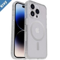 OtterBox Symmetry Clear MagSafe Apple iPhone 14 Pro Max Case Stardust Clear Glitter 7789285AntimicrobialDROP 3X Military Standard7 Yrs