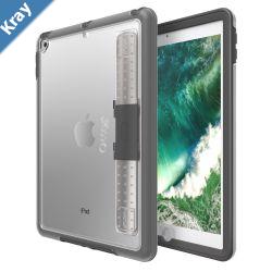 OtterBox UnlimitEd Apple iPad 9.7 6th5th Gen Case Slate Grey  7759037 Integrated Stand Adjusts Builtin Screen Protector Slim Case