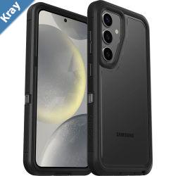 EOL OtterBox Defender XT Clear Samsung Galaxy S24 5G 6.2 Case ClearBlack  7794715DROP 5X Military Standard Port Covers