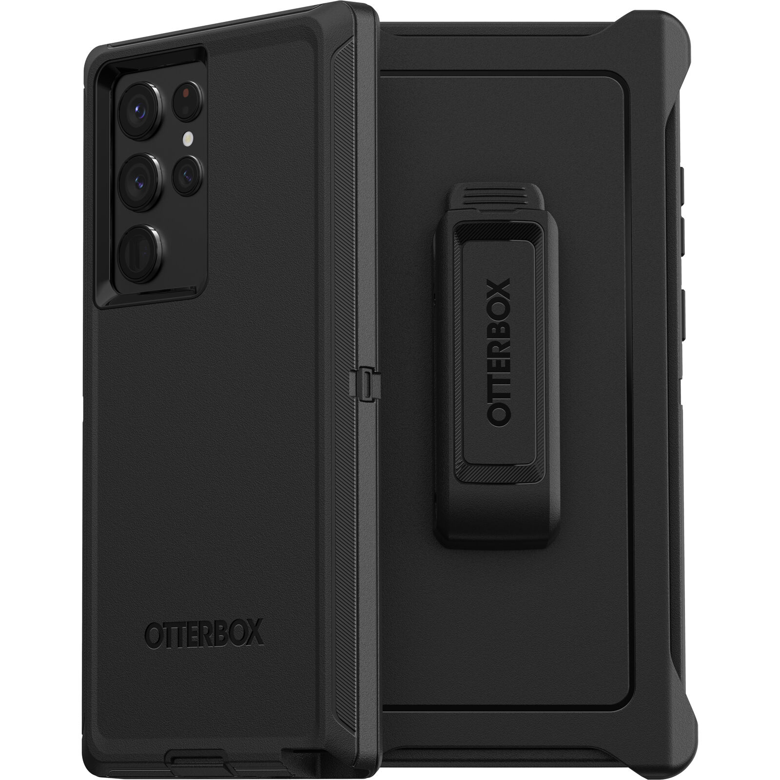 OtterBox Defender Samsung Galaxy S22 5G 6.1 Case Black  7786358 DROP 4X Military Standard MultiLayer Included Holster Raised EdgesRugged