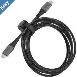 OtterBox USBC to USBC Fast Charge Premium Pro Cable 2M  Black 7880888 60W30K BendSamsung GalaxyApple iPhoneiPadMacBookGoogleOPPONokia