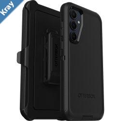 OtterBox Defender Samsung Galaxy A55 5G 6.6 Case Black  7795430 DROP 4X Military Standard MultiLayerIncluded Holster Raised EdgesRugged