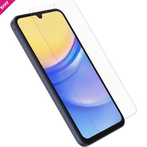 OtterBox Glass Samsung Galaxy A15 5G (6.5') Screen Protector Clear - (77-95031), Anti-Scratch Defense, Drop Protection, 2 Years Warranty