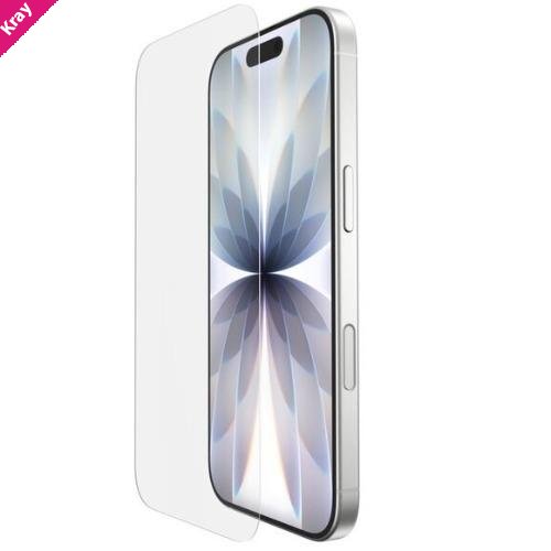 Belkin ScreenForce UltraGlass 2 Screen Protector for Apple iPhone 17/ 16 Pro (Gen2) - Clear (OVA157fq-REV),Scratch-Protection, 2 Years Warranty