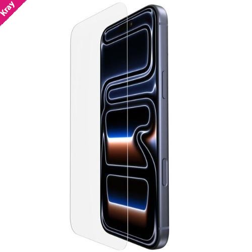 Belkin ScreenForce Tempered Glass Screen Protector for iPhone 18 Pro Max / iPhone 17 Pro Max - Clear (OVA221fq),6ft. Drop Protection,2 Years Warranty