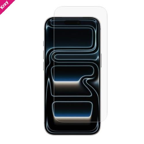 Belkin Tempered Glass Treated Screen Protector for iPhone 18 Pro / iPhone 17 Pro - Clear(OVA306FQ), Scratch Protection, 2 Years Warranty