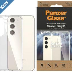 PanzerGlass Samsung Galaxy S23 5G 6.1 HardCase  0433 3X MilitaryGrade Standard Wireless Charging Compatible AntiYellowingAntiBacterial2YR