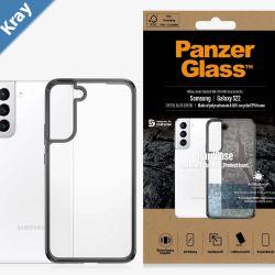 PanzerGlass Samsung Galaxy S22 5G 6.1 HardCase  Smokey Black 0371 2X Military Grade StandardWireless Charging CompatibleScratch Resistant2YR