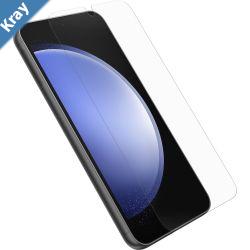 OtterBox Premium Glass Antimicrobial Samsung Galaxy S23 FE 6.4 Screen Protector Clear  7794280 DROP 3ft Protection 2 Years Warranty