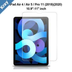 USP Apple iPad Air 10.9 5th4th  iPad Pro 11 2.5D Full Coverage Tempered Glass Screen Protector  Rounded EdgesHigh Transparency9H Hardness
