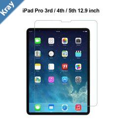 USP Apple iPad Pro 12.9 5th4th3rd Gen 2.5D Full Coverage Tempered Glass Screen Protector Protective Film High Transparency 9H AntiScratch